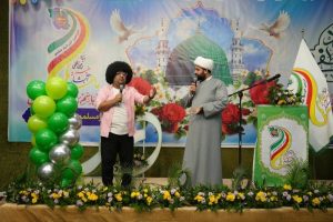 همراهی فرماندار مشهد با مهرجویان بنیاد بین‌الملل خیریه آبشار عاطفه‌ها در جشن مبعث