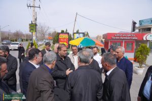 بازدید مدیرعامل سازمان منطقه آزاد ارس از ستادهای استقبال و اسکان مسافران نوروزی
