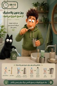 #اینفوگرافیک | روز بدون پلاستیک از صبح شروع میشه