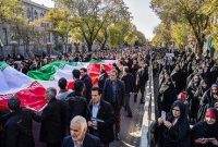 حمایت فوتبالی نمازگزاران تبریز از تیم ملی فوتبال ایران در جام جهانی قطر