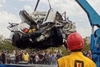 حادثه خونین رانندگی در اتوبان پاسداران تبریز با ۳ فوتی+ تصاویر