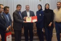 دیدار تراکتوری با قهرمان تکواندوی آسیا