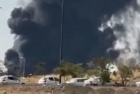 ۲ کشته و ۳ مصدوم بر اثر واژگونی و حریق تانکر سوخت و برخورد با پراید+ فیلم و تصاویر