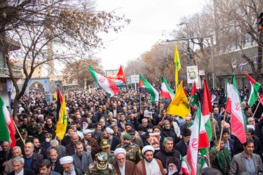 راهپیمایی مردم تبریز در محکومیت جنایات تروریستی کرمان