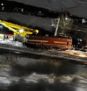 قطار تبریز جلفا از ریل خارج شد