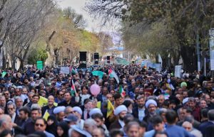 تصاویر| حضور استاندار آذربایجان شرقی در راهپیمایی پر شور روز قدس تبریز